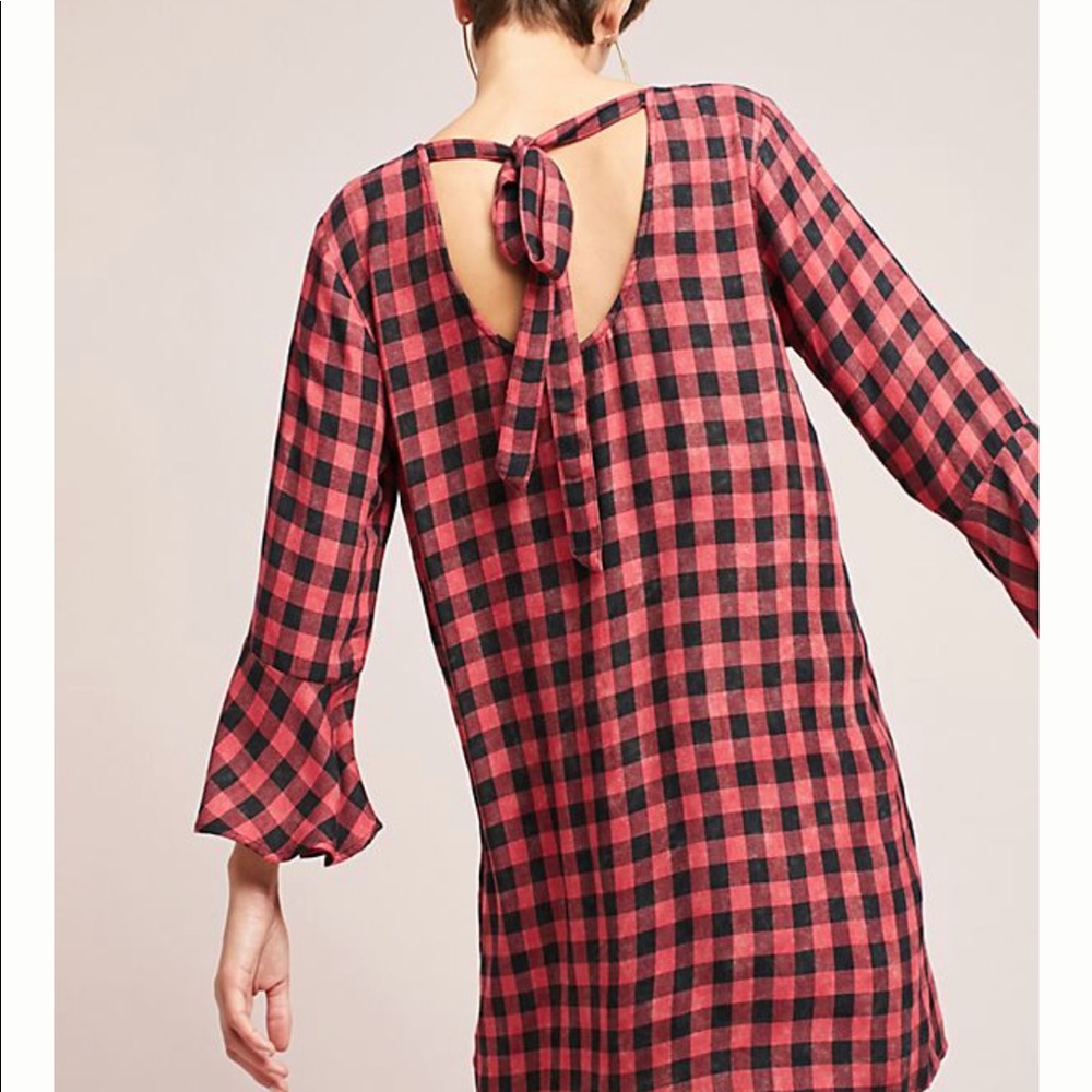 Anthropologie- Cloth & Stone Plaid Shirt/Dress 💕